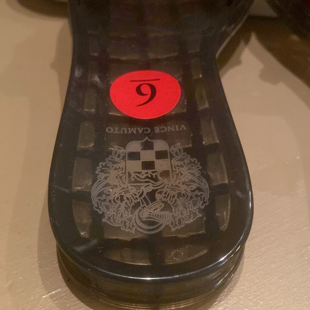 SALE $15 - NWTO Vince Caputo tortoiseshell jelly slides - Size 6 - Picture 7 of 9